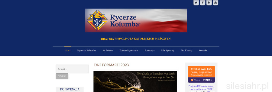 FUNDACJA POLSKA RADA STANOWA RYCERZY KOLUMBA KNIGHTS OF COLUMBUS